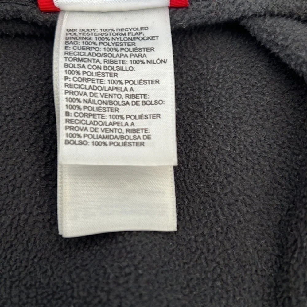 North Face TKA 200 black fleece jacket- size L